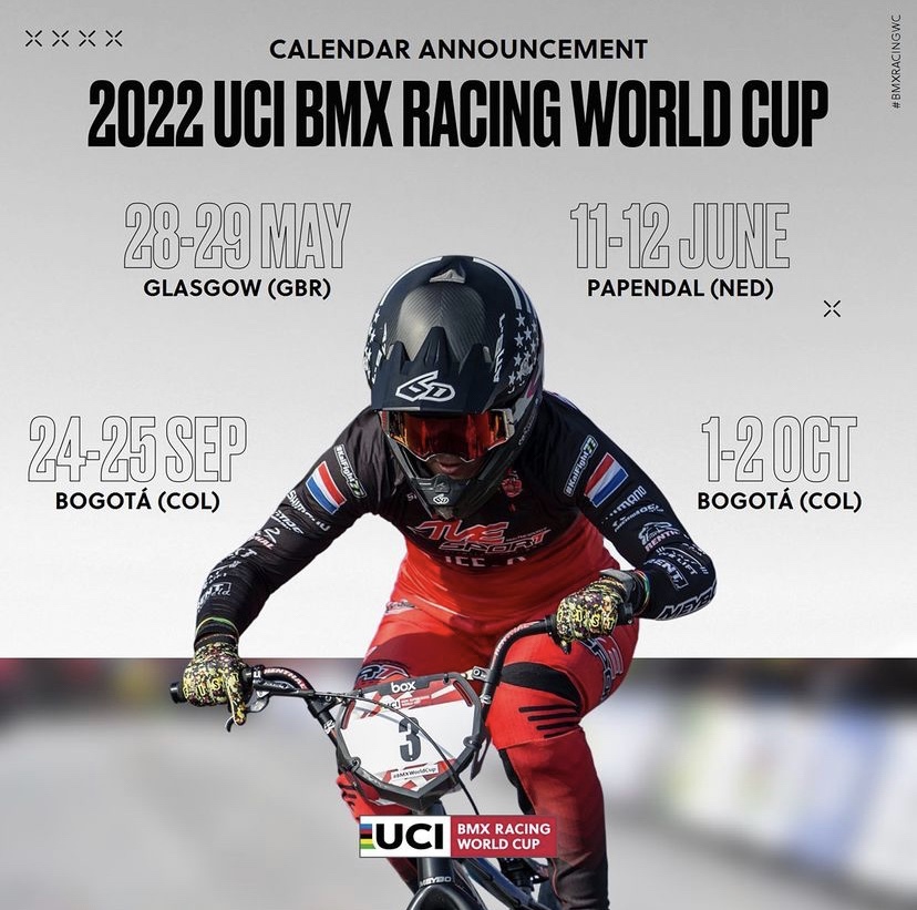 2022 UCI BMX Racing World Cup Calendar BMX Oregon